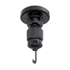Titular do carro com carregador magnético para qi2 telefone 15w para flip grilles - preto