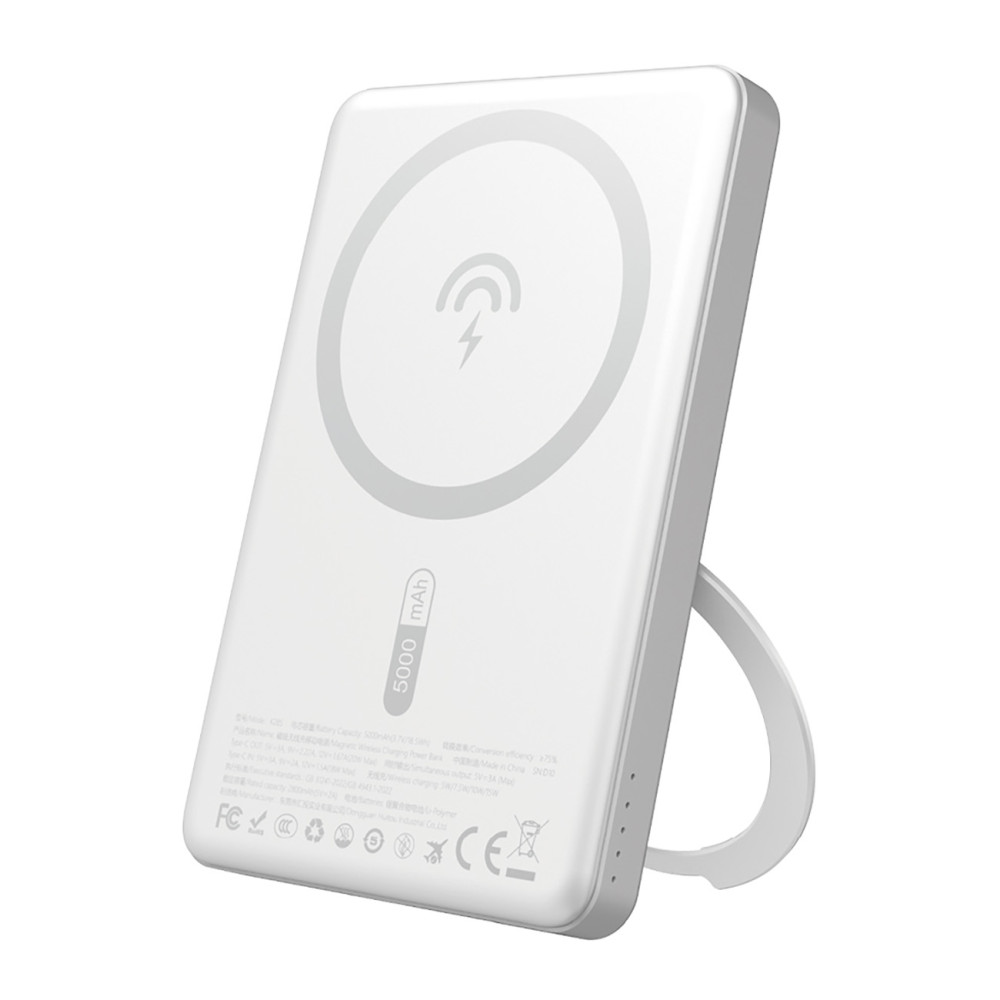 Powerbank med Magsafe och 20W PD 5000MAH - Silver