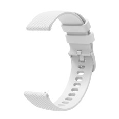 Siliconen riem voor smartwatch Huawei horloge GT2 / GT3 42mm - White