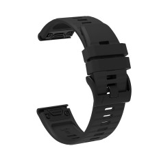 Siliconenriem voor Smartwatch Garmin Fenix 3 / 5x / 6x / 7x Pro - Zwart