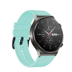 Silicone Strap Huawei Παρακολουθήστε GT 2/3/4/2 Pro / 3 Pro / 4 Pro / GT 2E 46mm - ανοιχτό πράσινο