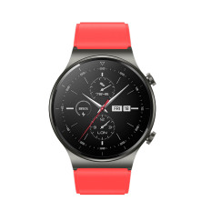 Silicone Strap Huawei Watch GT 2/3/4/2 PRO / 3 PRO / 4 PRO / GT 2E 46 mm - rood