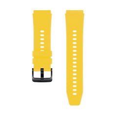 Cinta de silicone para Huawei Watch GT 2/3/4/2 Pro / 3 Pro / 4 Pro / GT 2E 46mm - Amarelo