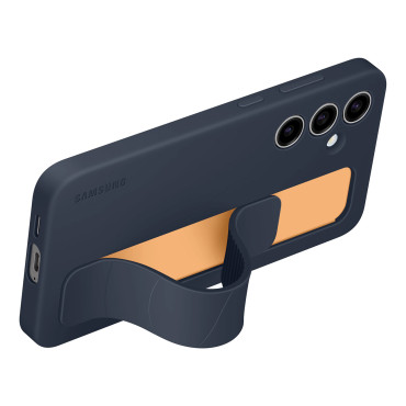 Samsung Standing Grip Case with handle / stand for SAMSUNG GALAXY S24 FE - navy blue