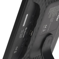 Cadre photo numérique pour PFF-1012B 10.1 '' 16 Go Wi-Fi microSD - Noir