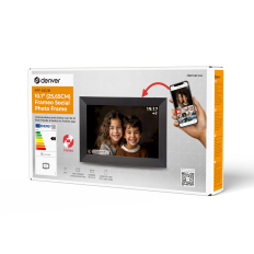 Digital fotoramme for PFF-1012B 10.1 '' 16 GB Wi-Fi MicroSD - Svart