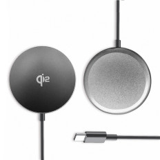 Virginous magnetic charger Qi2 for 15W - black