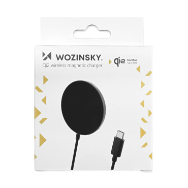 Carregador magnético virginoso Qi2 para 15w - preto