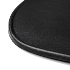 Ergonomická podložka myši a eko gélové náramky kože veľký nekĺzavý - čierny