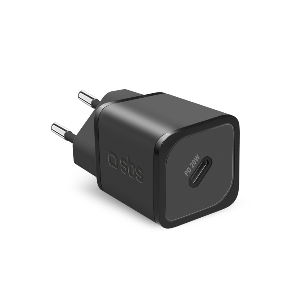 Jaudas piegāde Gan USB-C 20W Tīkla lādētājs - melns
