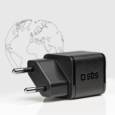Jaudas piegāde Gan USB-C 20W Tīkla lādētājs - melns