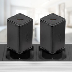 Entrega de energia GAN USB-C 45W - Preto
