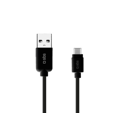 Kabeļu USB-Kabelis - USB-C 1m - melns