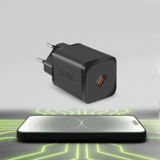 Entrega de energia GAN USB-C 45W - Preto