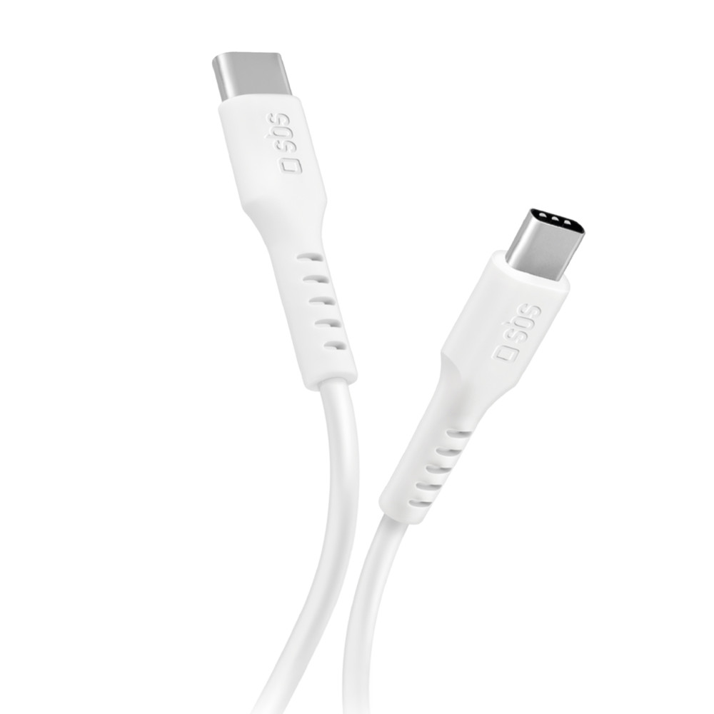 Kabel USB-C PD 25W 1 m - Vit