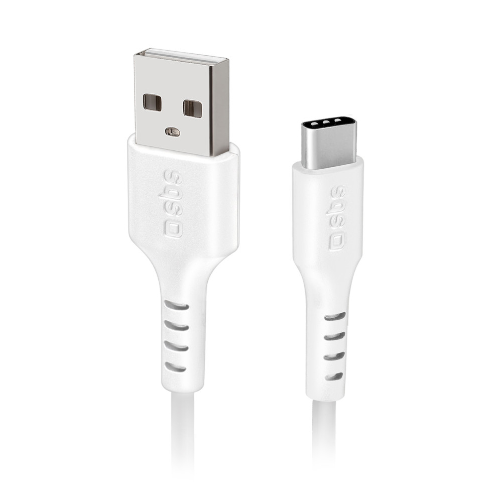 Kabeļu USB-a kabelis - USB-C 1.5m - balts