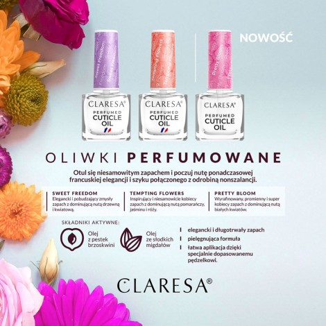 CLARESA Pretty Bloom parfümolaj 5ml — együtt bemutatva