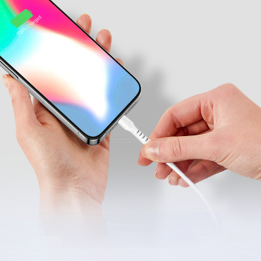 Καλώδιο USB-C PD 25W 1 m - λευκό