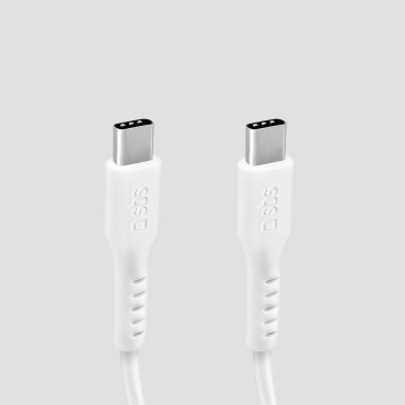 Kabel USB-C PD 25W 1 M - Hvit