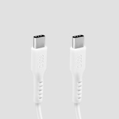 Kabel USB-C PD 25W 1 m - Vit