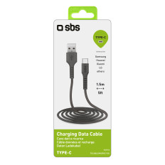 Kabel USB-kabel - USB-C 1.5m - Črna