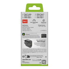 Kabel USB-A-kabel - USB-C 2 M - Sort