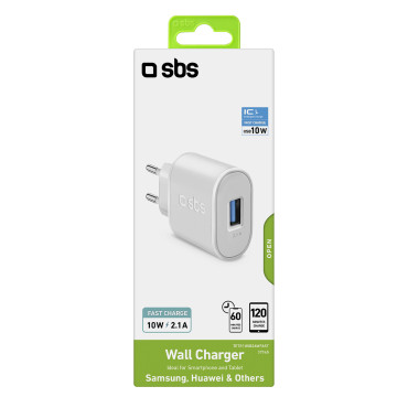 USB-Omrežni polnilnik - bela
