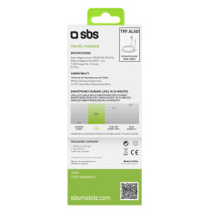 USB-Omrežni polnilnik - bela