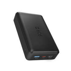 Powerbank 20000 mAh USB-A USB-C - Svart