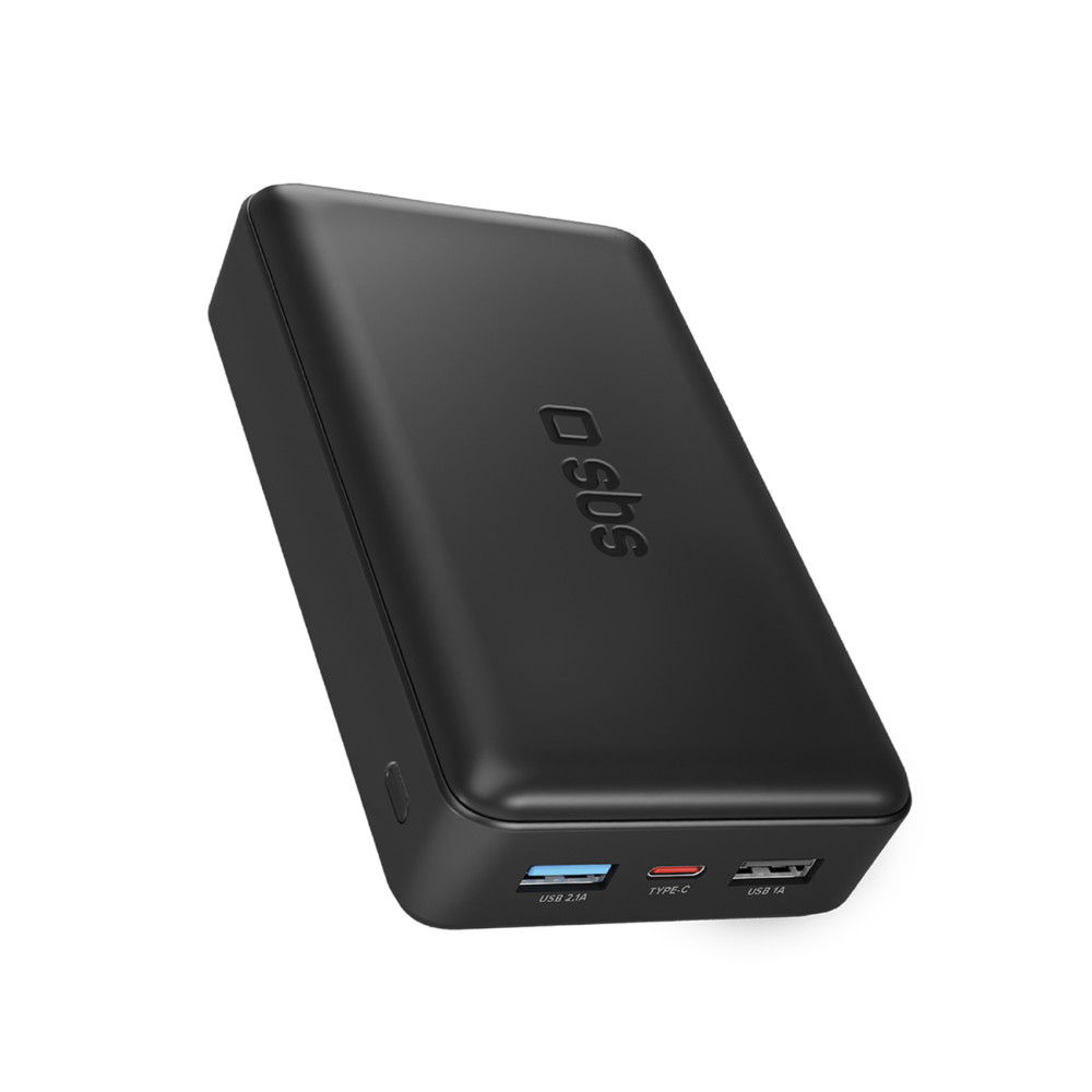 Powerbank 20000 mAh USB-A USB-C - Nero