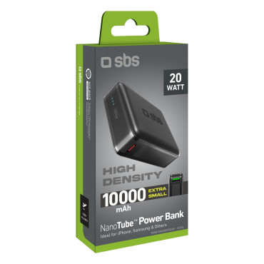 PowerBank 10000 mAh Power Piegāde - melns