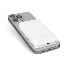 PowerBank 5000 Mah USB-C kompatibilný s Magsafe - White