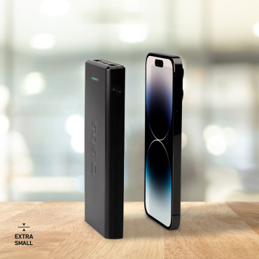 PowerBank 10000 MAH Strømlevering 20W - Svart
