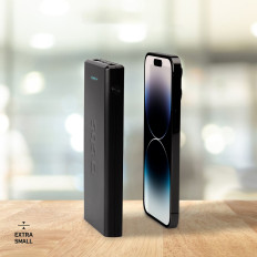 PowerBank 10000 MAH Strømlevering 20W - Svart