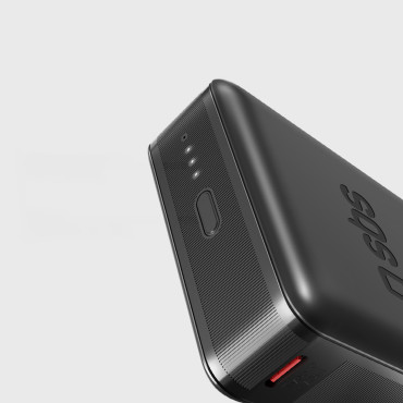 PowerBank 10000 mAh Power Piegāde - melns