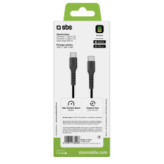 Kabel USB-C kabel - USB-C 3M - črna