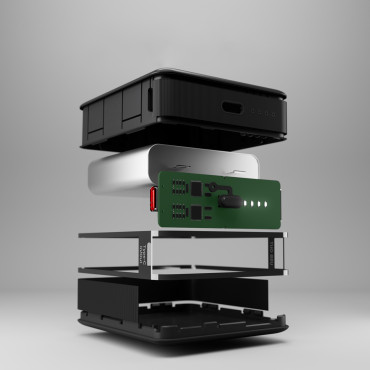 PowerBank 10000 mAh Power Piegāde - melns