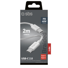 Kabel PD-kabel USB-C 60W 2M - GRAY