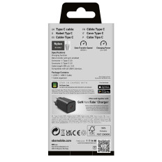Kabeļu PD kabelis USB-C 60W 2m - pelēks