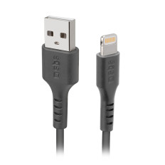 Kabeļu kabelis ar MFI sertifikātu USB-A - IPHONE LIGHTING 1M - melns