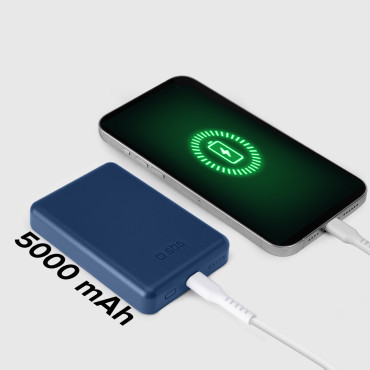 PowerBank 5000 Mah Magsafe - BLUE