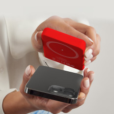 PowerBank 5000 mAh Magsafe - rdeča