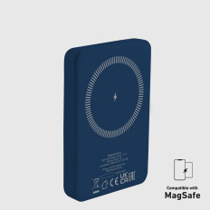 PowerBank 5000 mah magsafe - blå