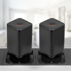 Carregador de rede GAN com entrega de energia 65W - preto