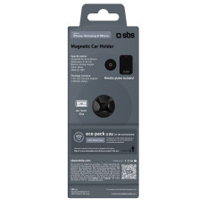 Magnetický držák na smartphone St. 36 mm na kostkované letadlo - černá