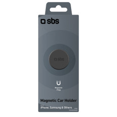 Magnetisk bilhållare på en smartphone ons. 36 mm på ett rutigt flygplan - svart