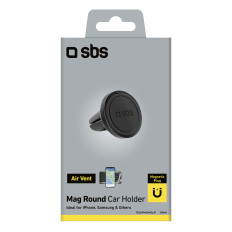 Supporto per auto magnetica su uno smartphone Wed. 40 mm su un aeromobile a scacchi - nero