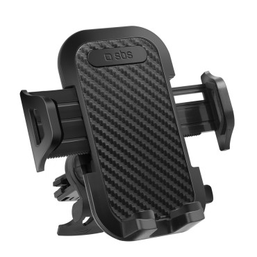 Suporte de carro para smartphone na ventilação reforçada - preto