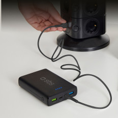 Kabeļu USB-Kabelis - Micro-USB 1m - melns