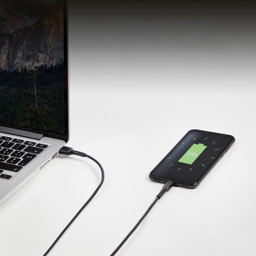 Kabel USB-kabel - Micro-USB 2M - črna
